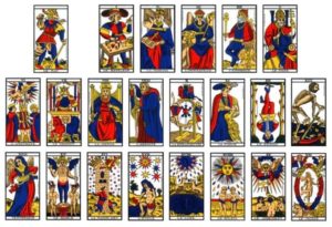 Toutes les arcanes majeurs du tarot de marseille