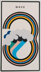 Vague du deck oracle The Untamed Elemental - Wave, from the oracle deck The Untamed Elemental