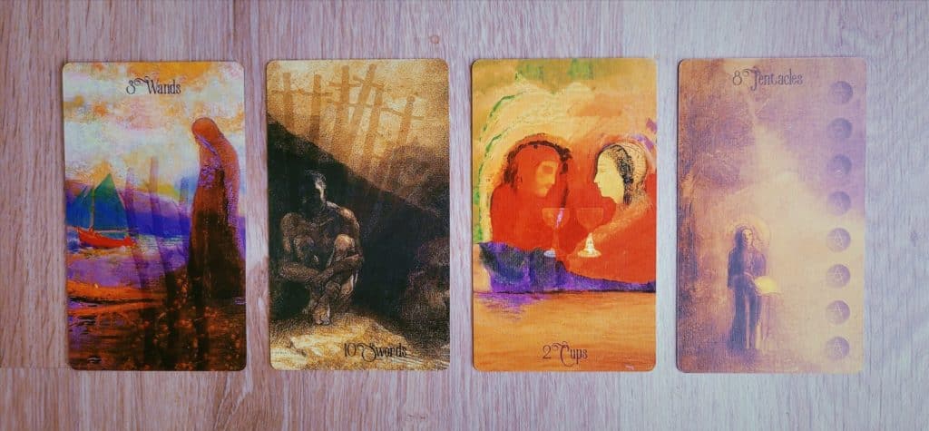 Cartes de tarot du deck Lonely Dreamer Tarot